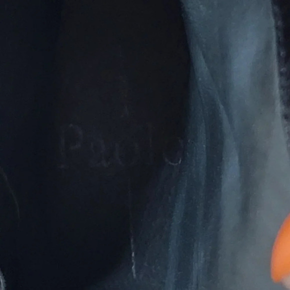 Linea Paolo Womens Suede Leather Square Toe Chunky Heel Black Mid-Calf Boot Chic - Picture 8 of 12